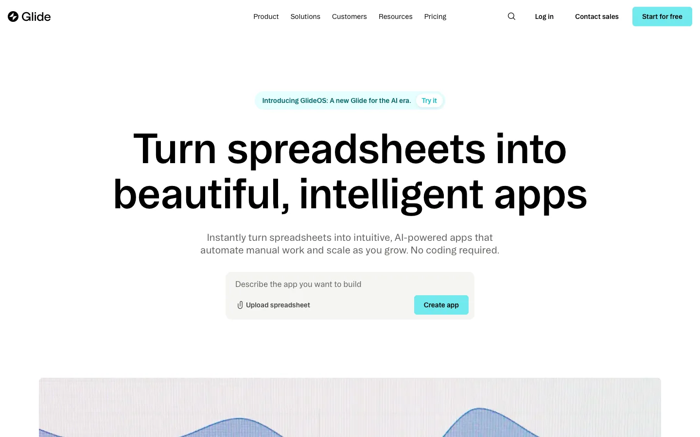 glideapps.com - Landing Screenshot Preview