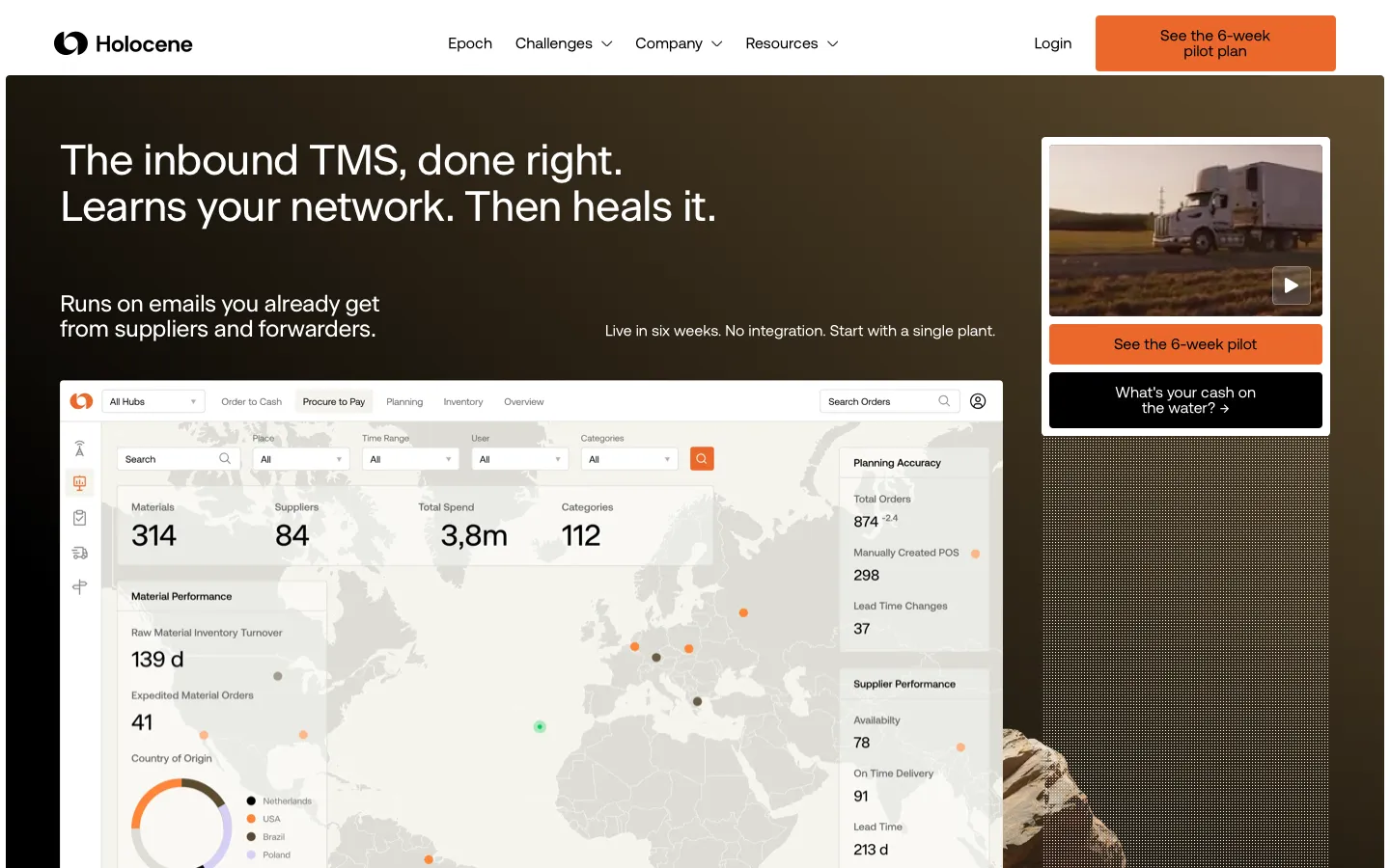 holocene.eu - Landing Screenshot Preview