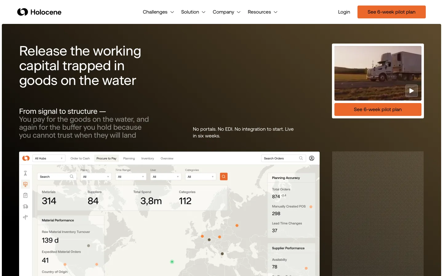 holocene.eu - Landing Screenshot Preview