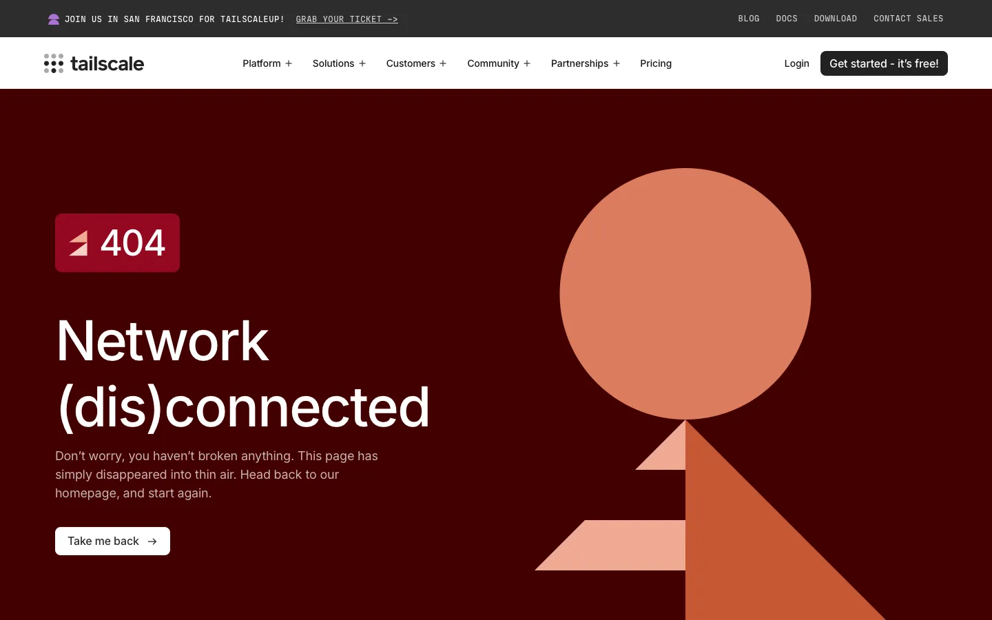 tailscale.com - 404 Screenshot Preview