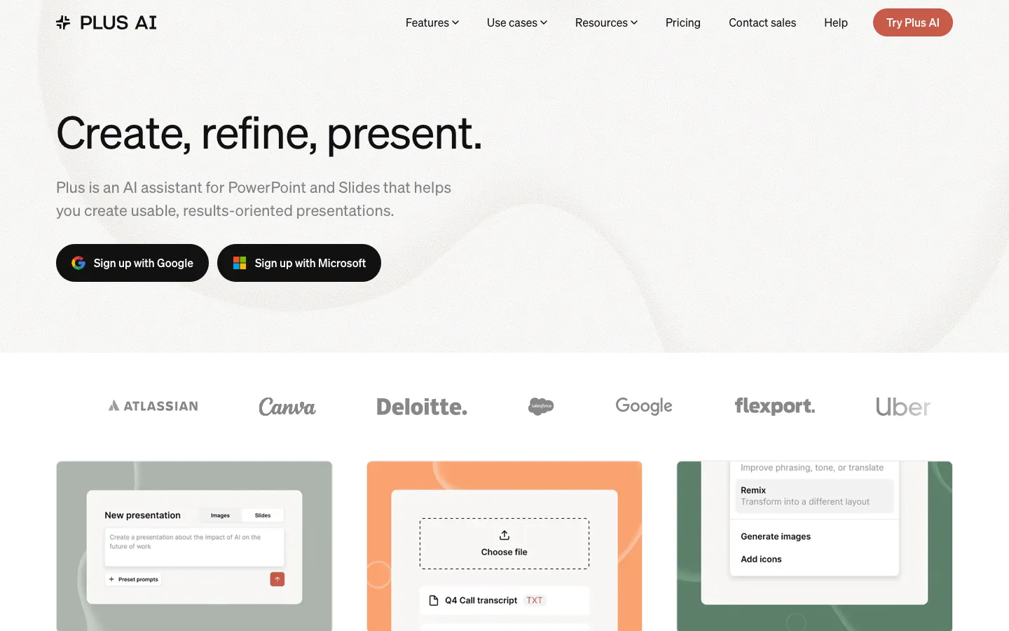 plusdocs.com - Landing Screenshot Preview