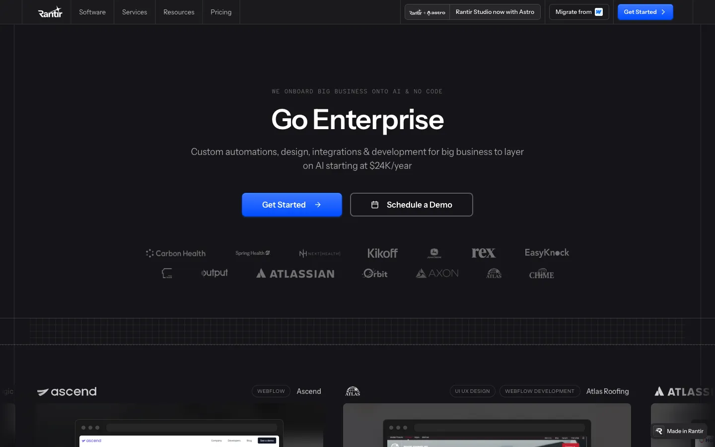 rantir.com - Enterprise Screenshot Preview