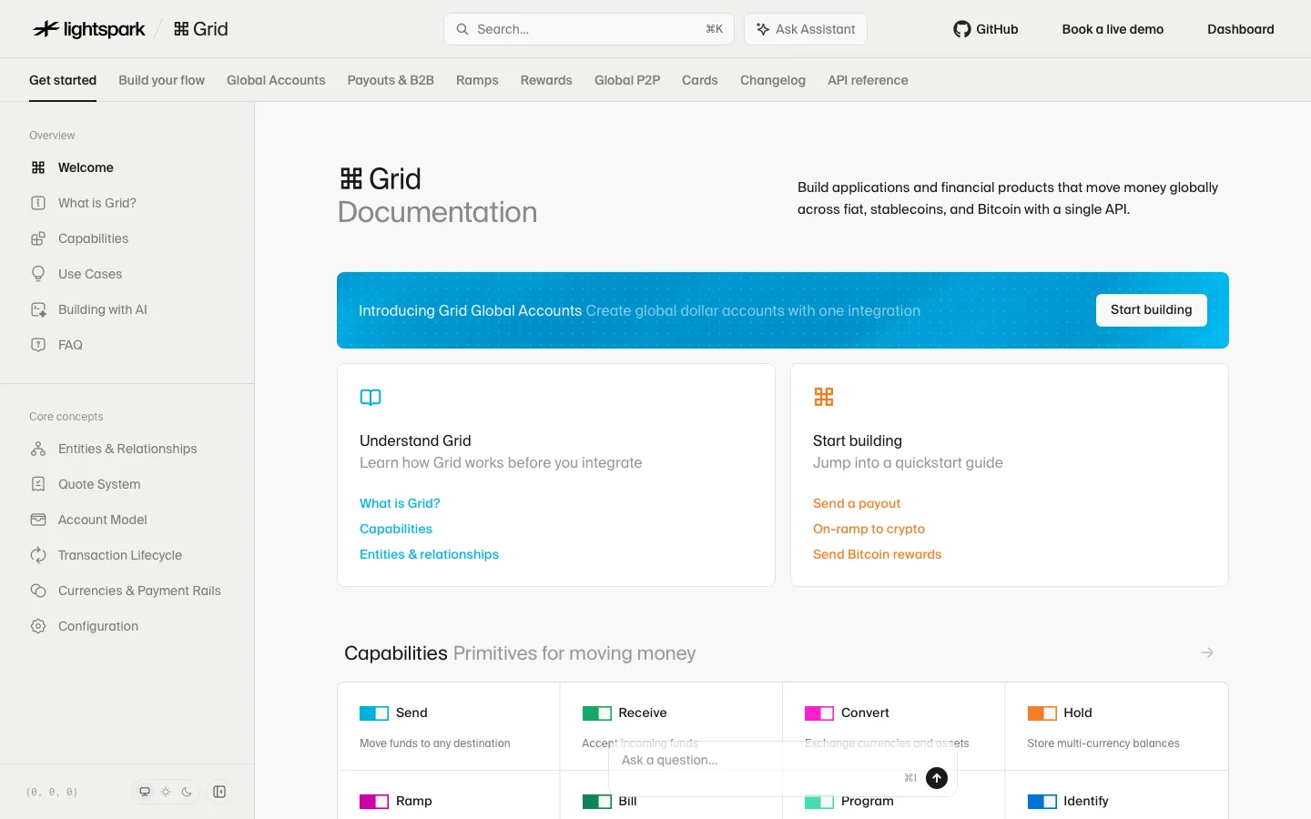 lightspark.com - Developers Screenshot Preview