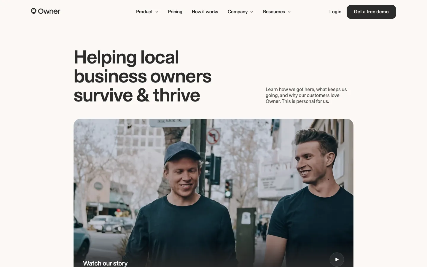owner.com - About Screenshot Preview