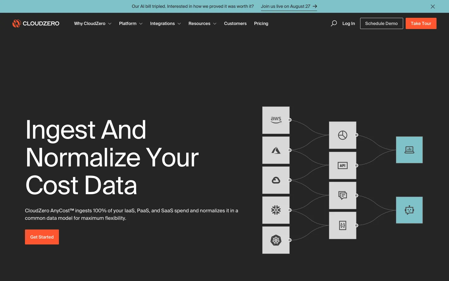 cloudzero.com - Product Screenshot Preview