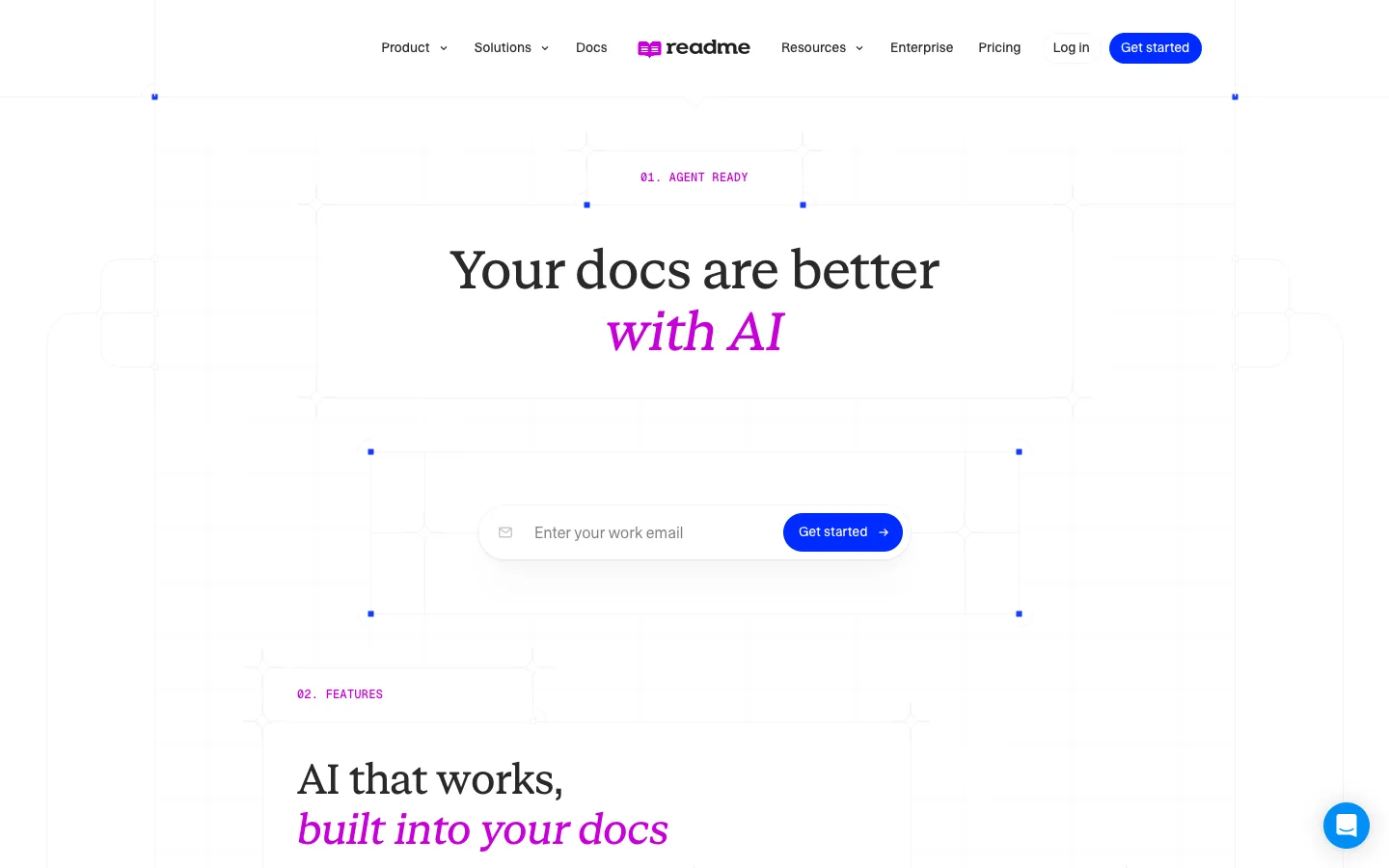 readme.com - Product Screenshot Preview