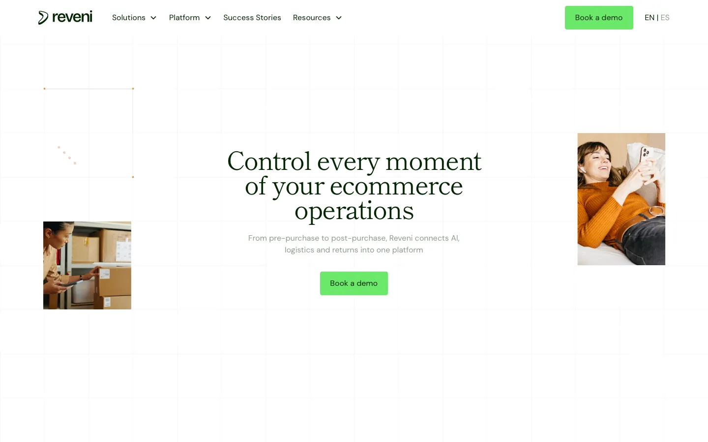 reveni.com - Landing Screenshot Preview