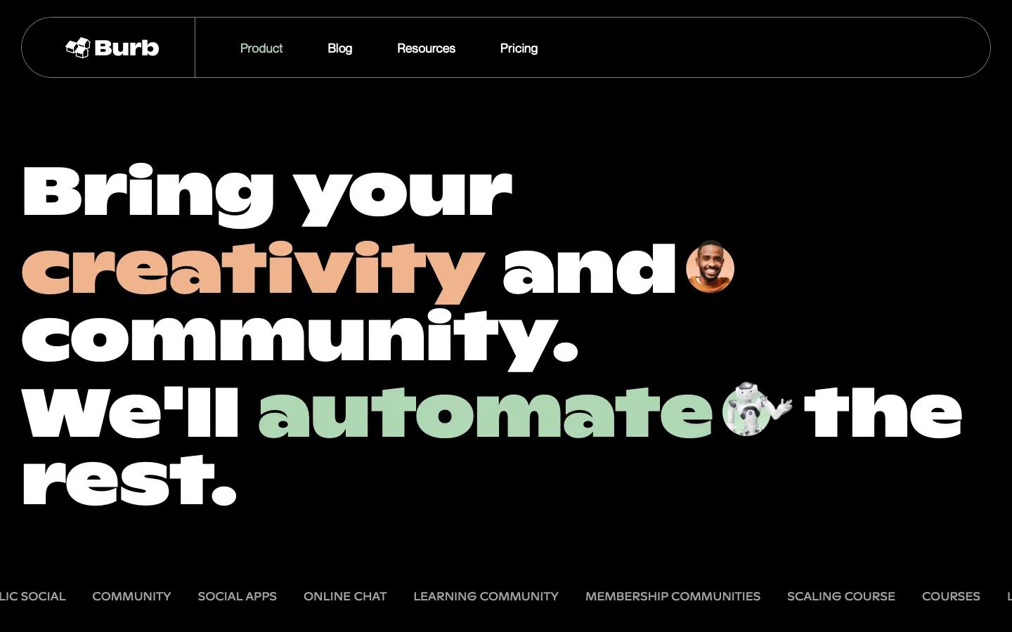 burb.co - Product Screenshot Preview