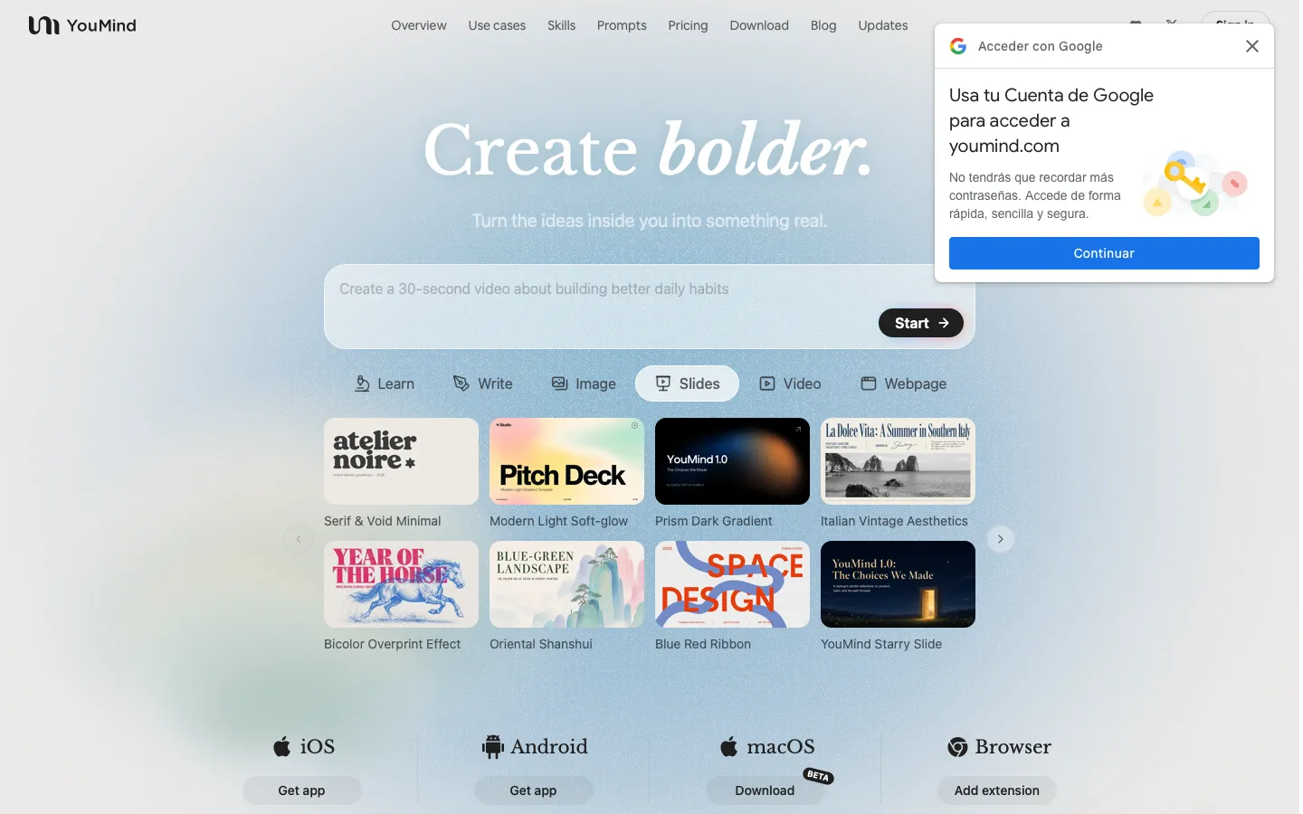 youmind.com - Landing Screenshot Preview