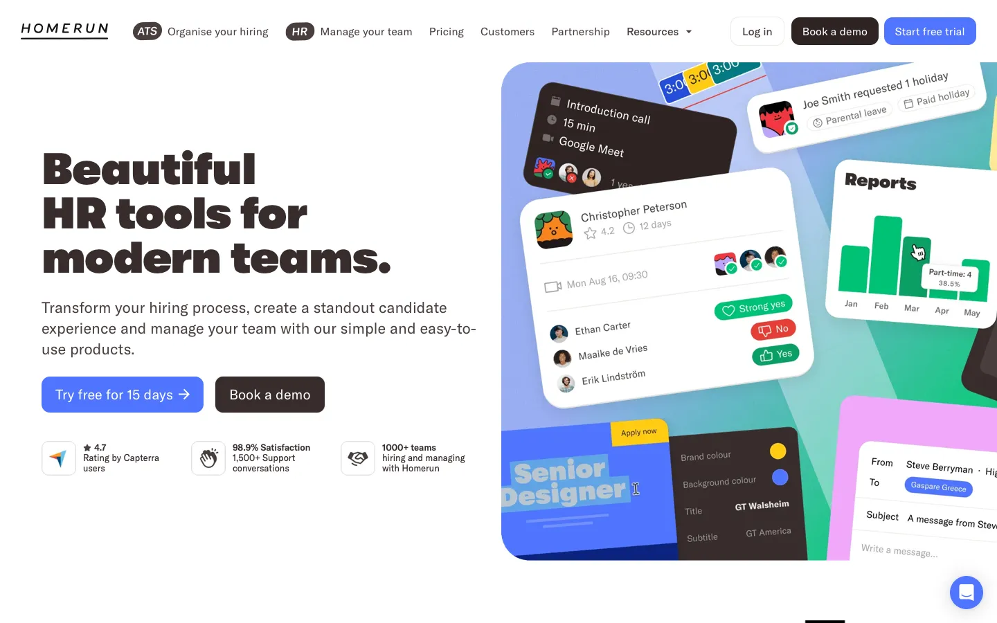 homerun.co - Landing Screenshot Preview