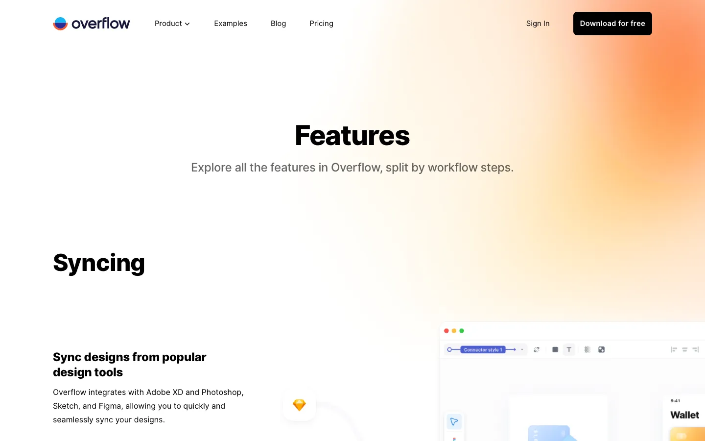 overflow.io - Product Screenshot Preview