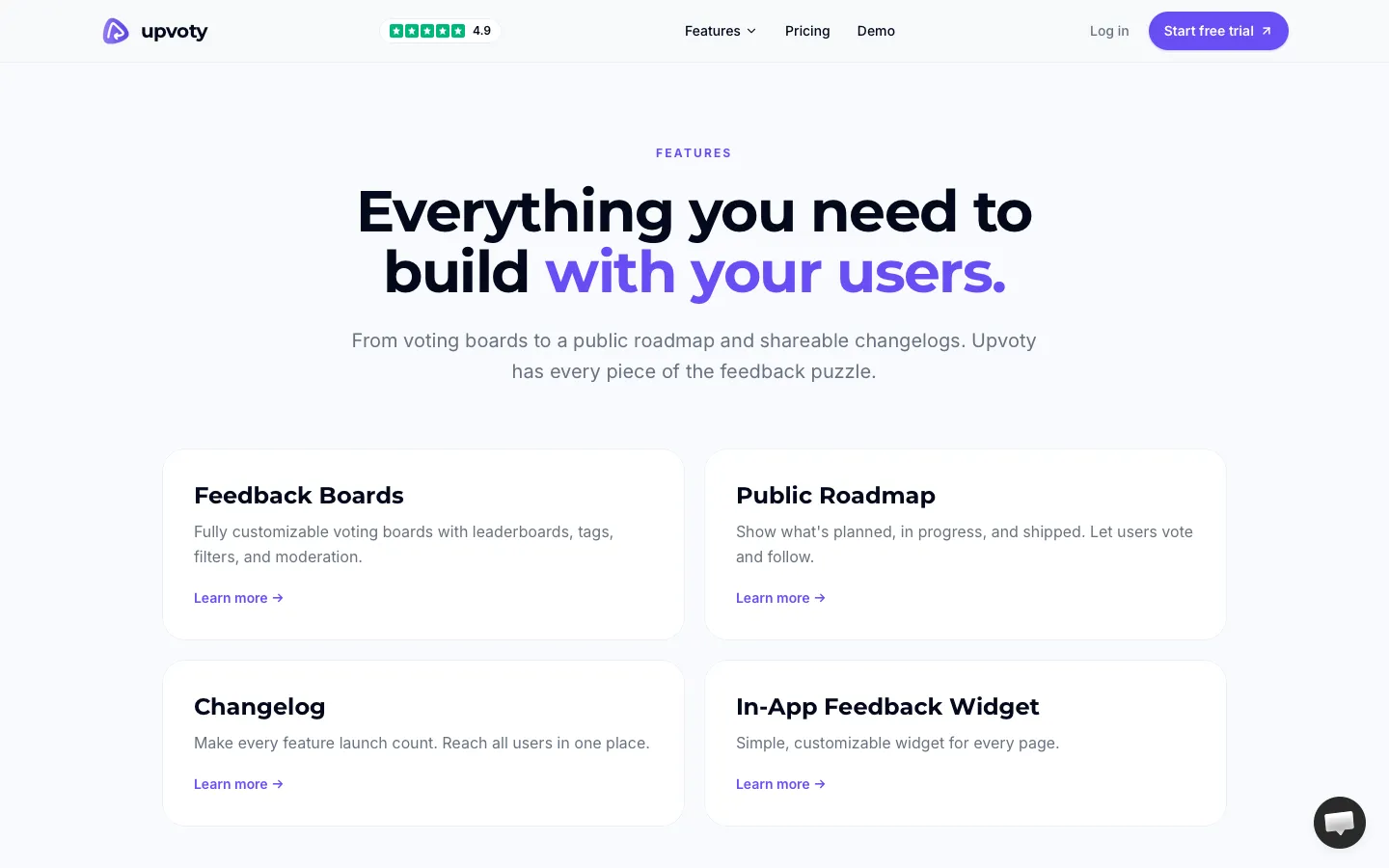 upvoty.com - Product Screenshot Preview