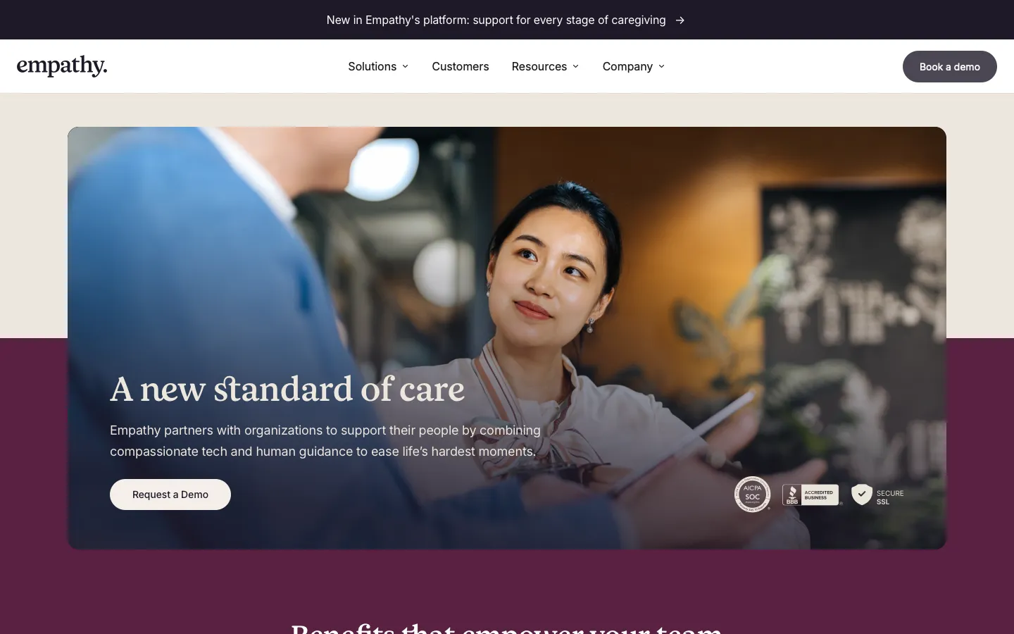 empathy.com - Product Screenshot Preview