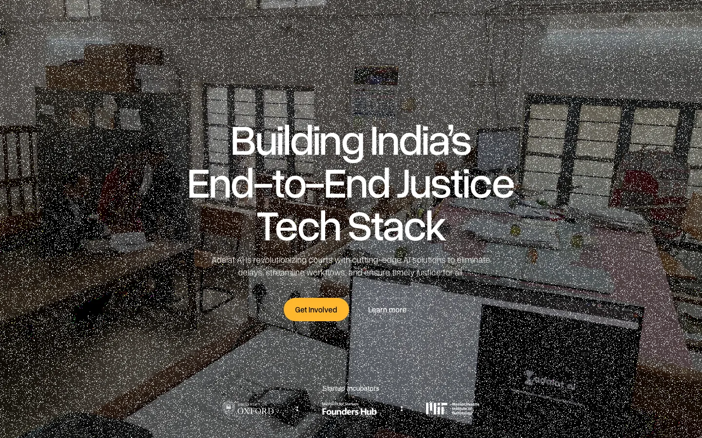 adalat.ai - Landing Screenshot Preview