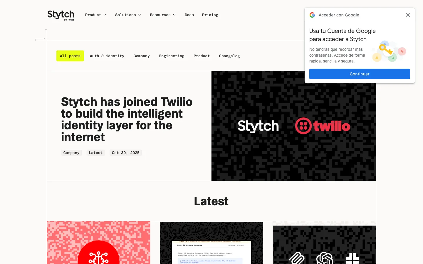 stytch.com - Blog Screenshot Preview