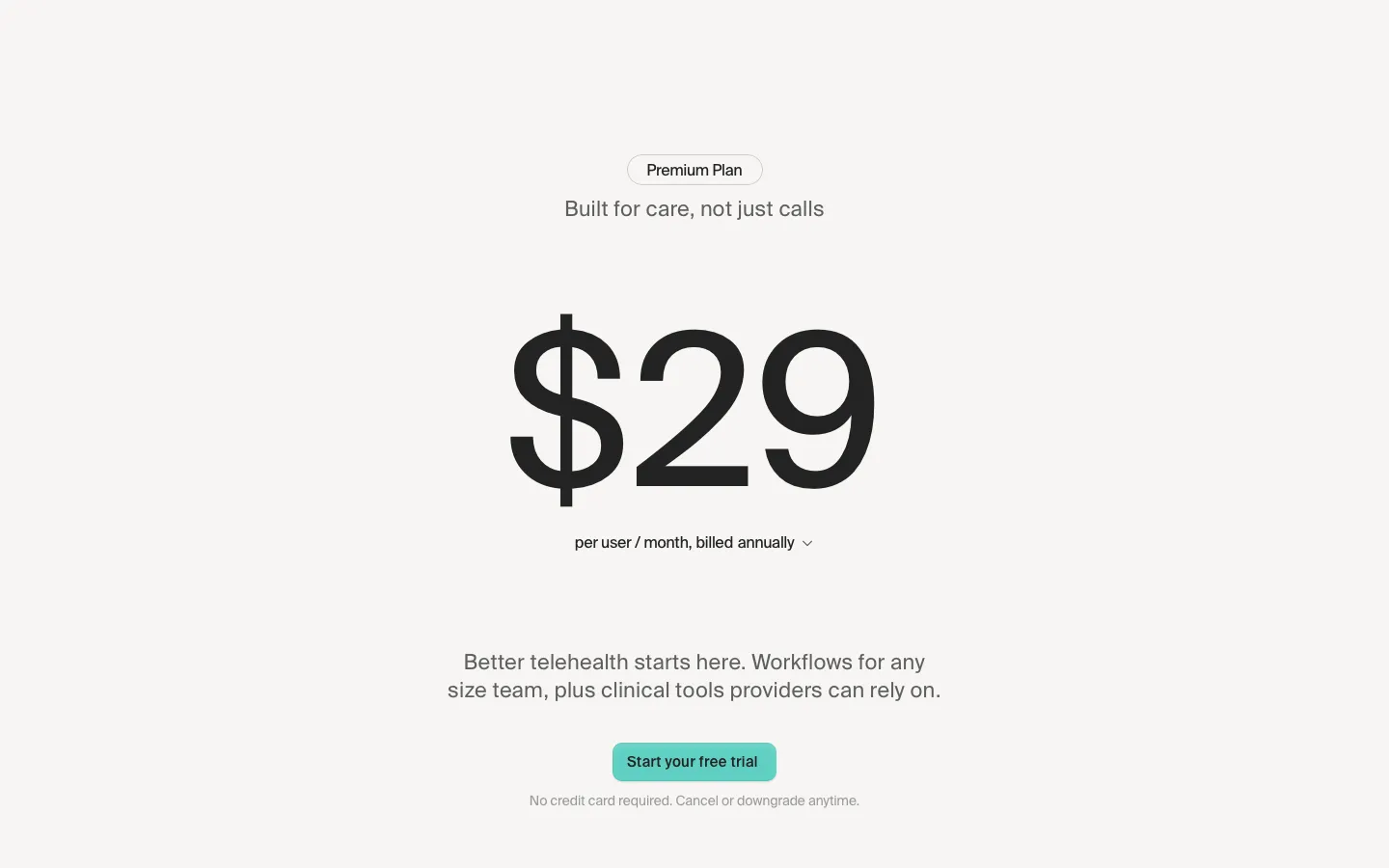 doxy.me - Pricing Screenshot Preview