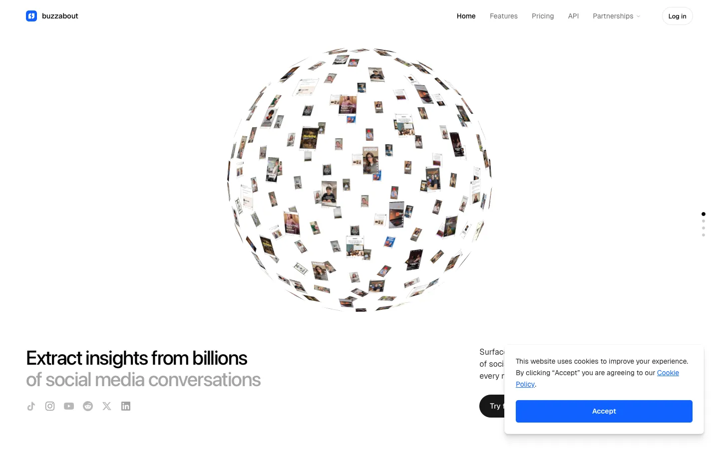 buzzabout.ai - Landing Screenshot Preview