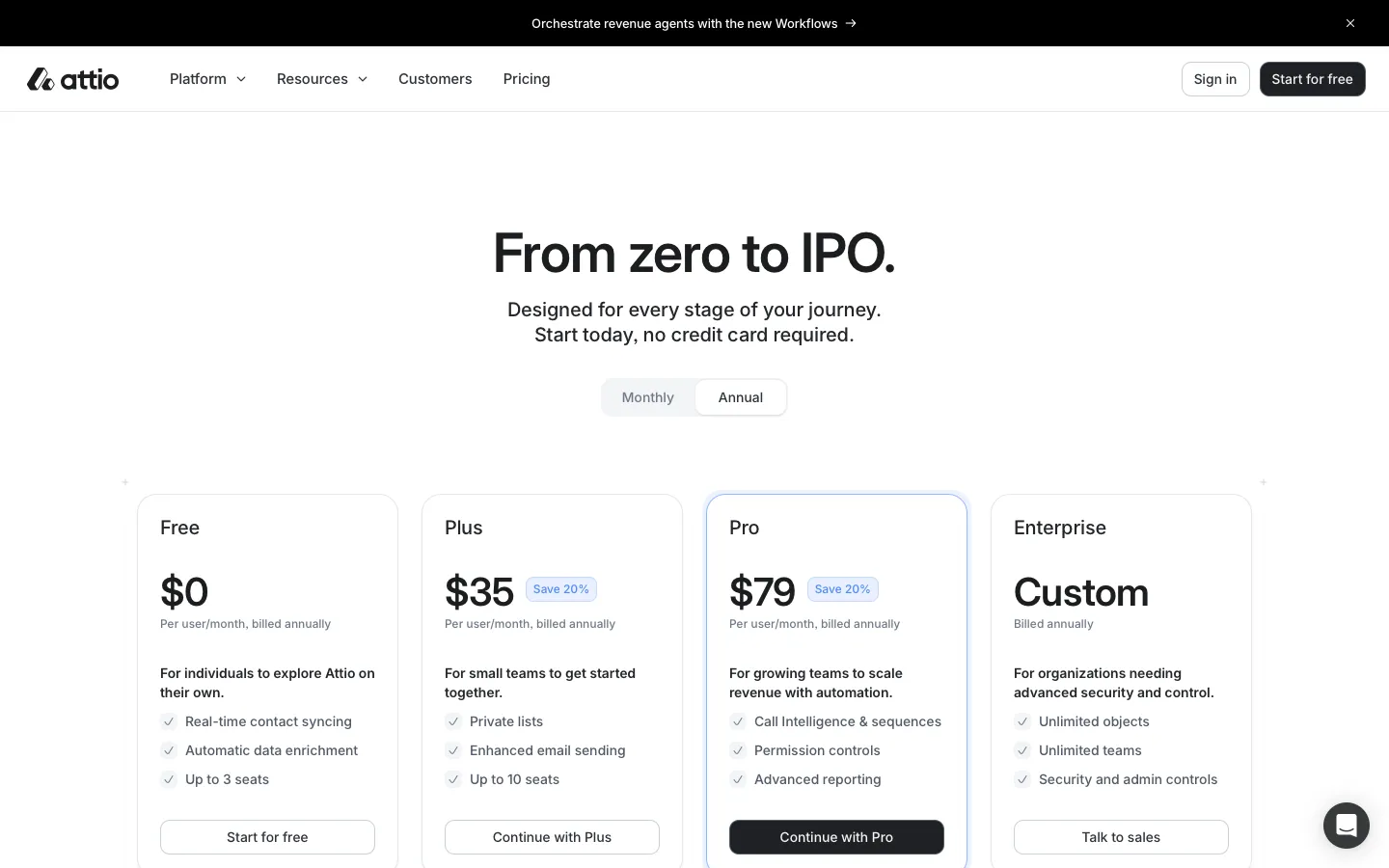 attio.com - Pricing Screenshot Preview