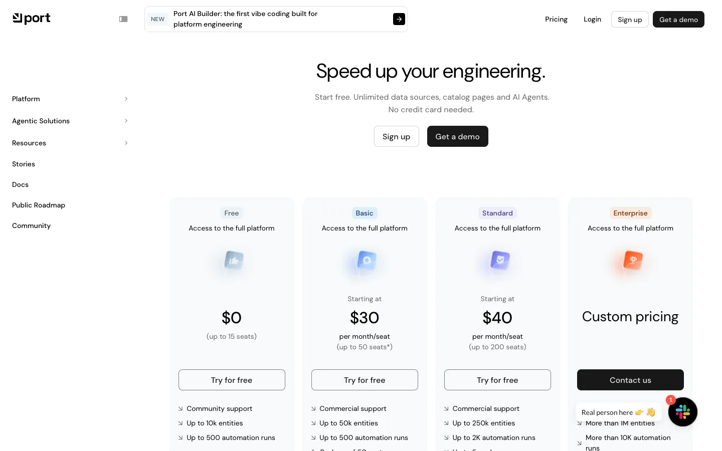 getport.io - Pricing Screenshot Preview