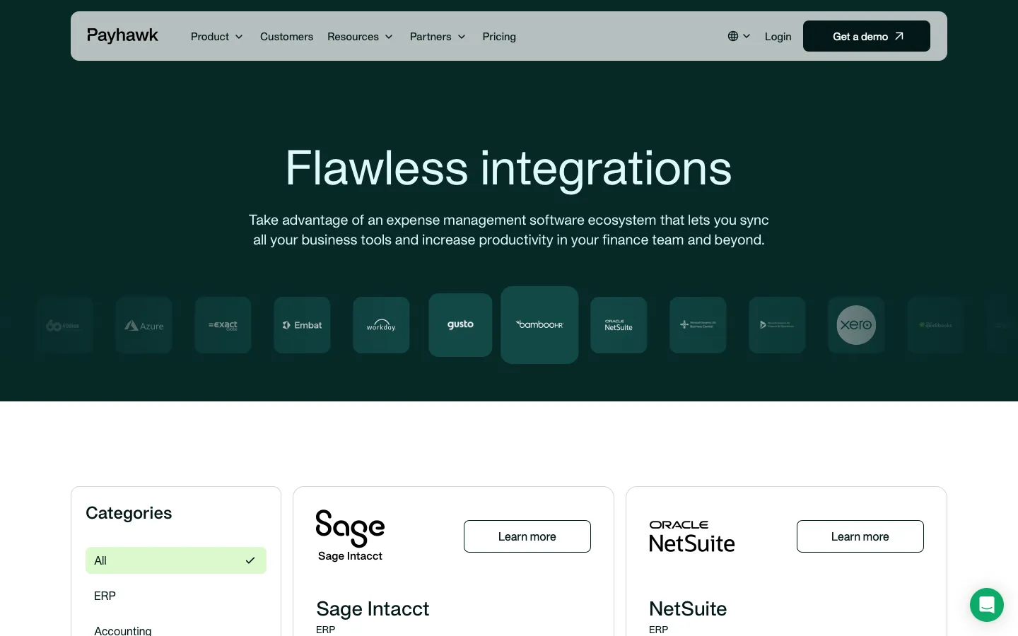 payhawk.com - Integrations Screenshot Preview