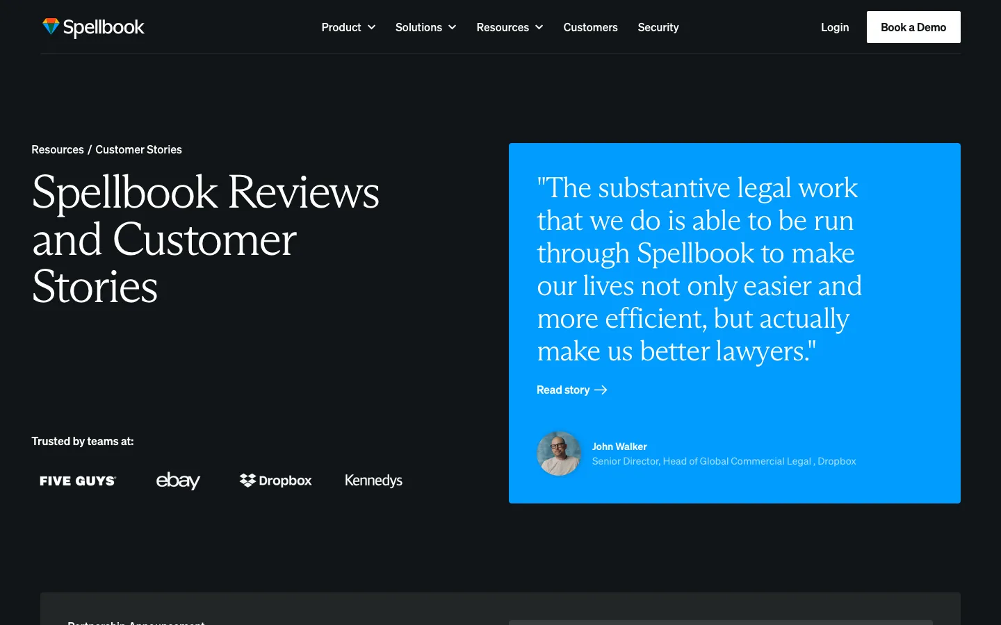 spellbook.legal - Customers Screenshot Preview