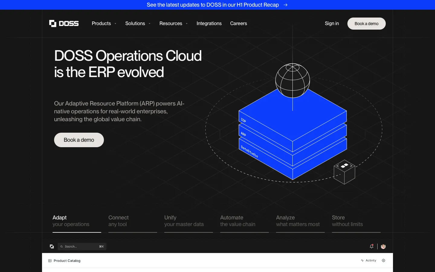 doss.com - Landing Screenshot Preview