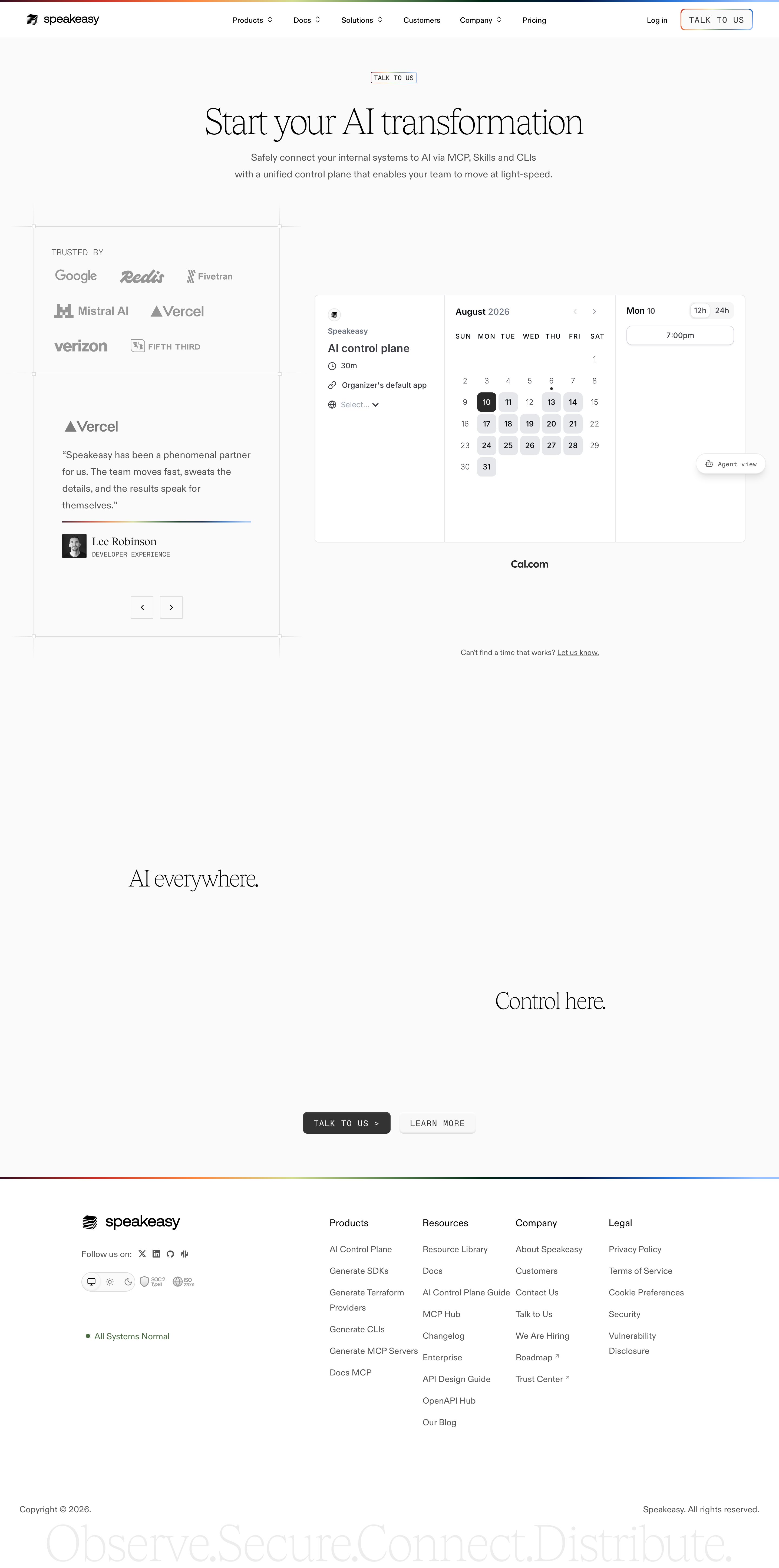 speakeasy.com - Talk to us — Speakeasy - Desktop - Thu Aug 06 2026 19:34:38 GMT+0000 (Coordinated Universal Time) Screenshot
