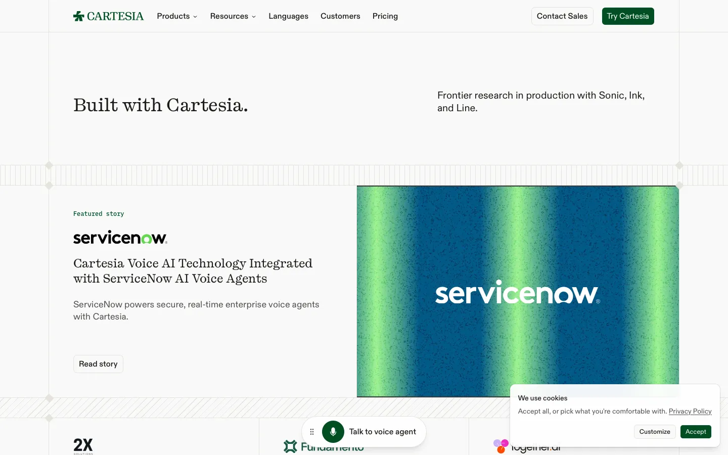cartesia.ai - Customers Screenshot Preview