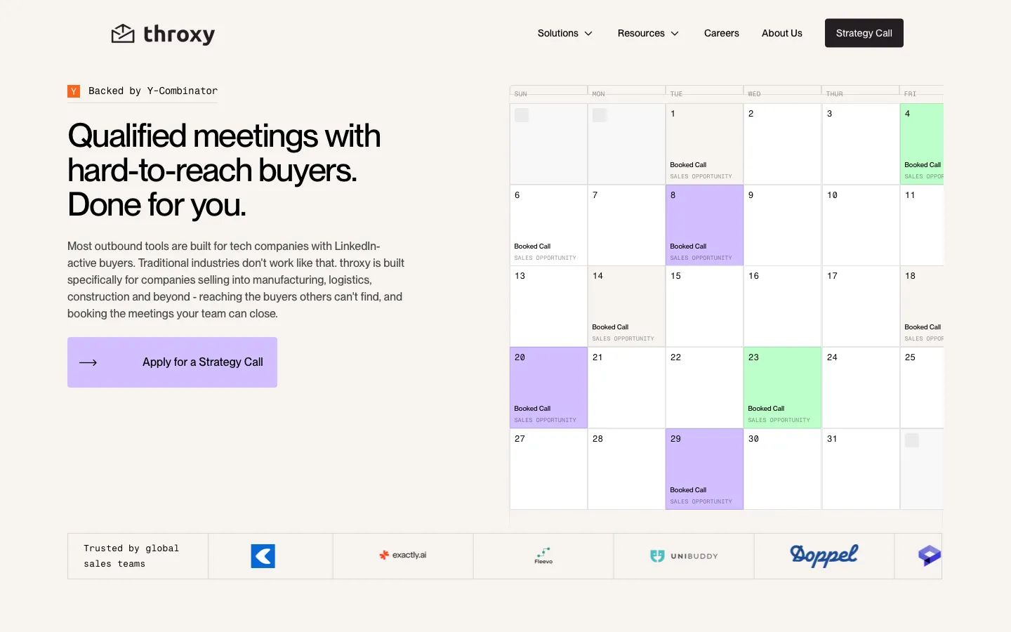 throxy.com - Landing Screenshot Preview