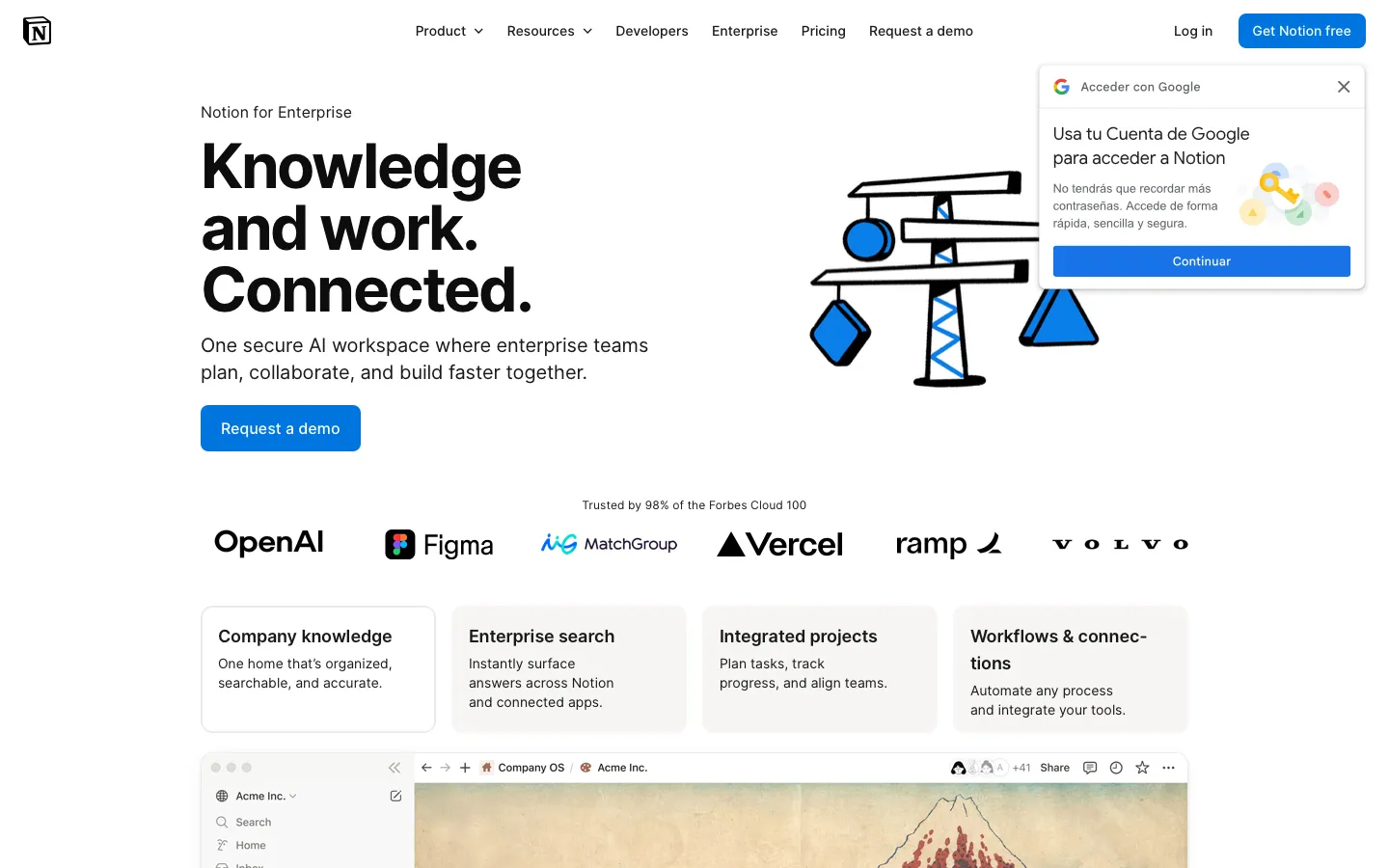 notion.so - Enterprise Screenshot Preview