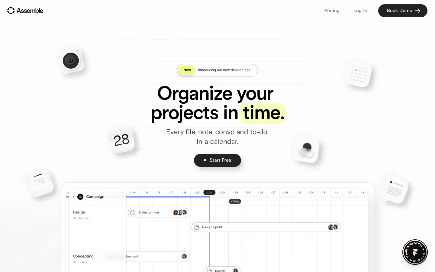 onassemble.com - Landing Screenshot Preview