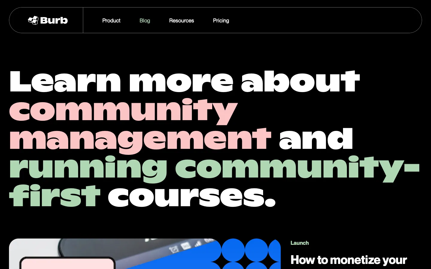 burb.co - Blog Screenshot Preview