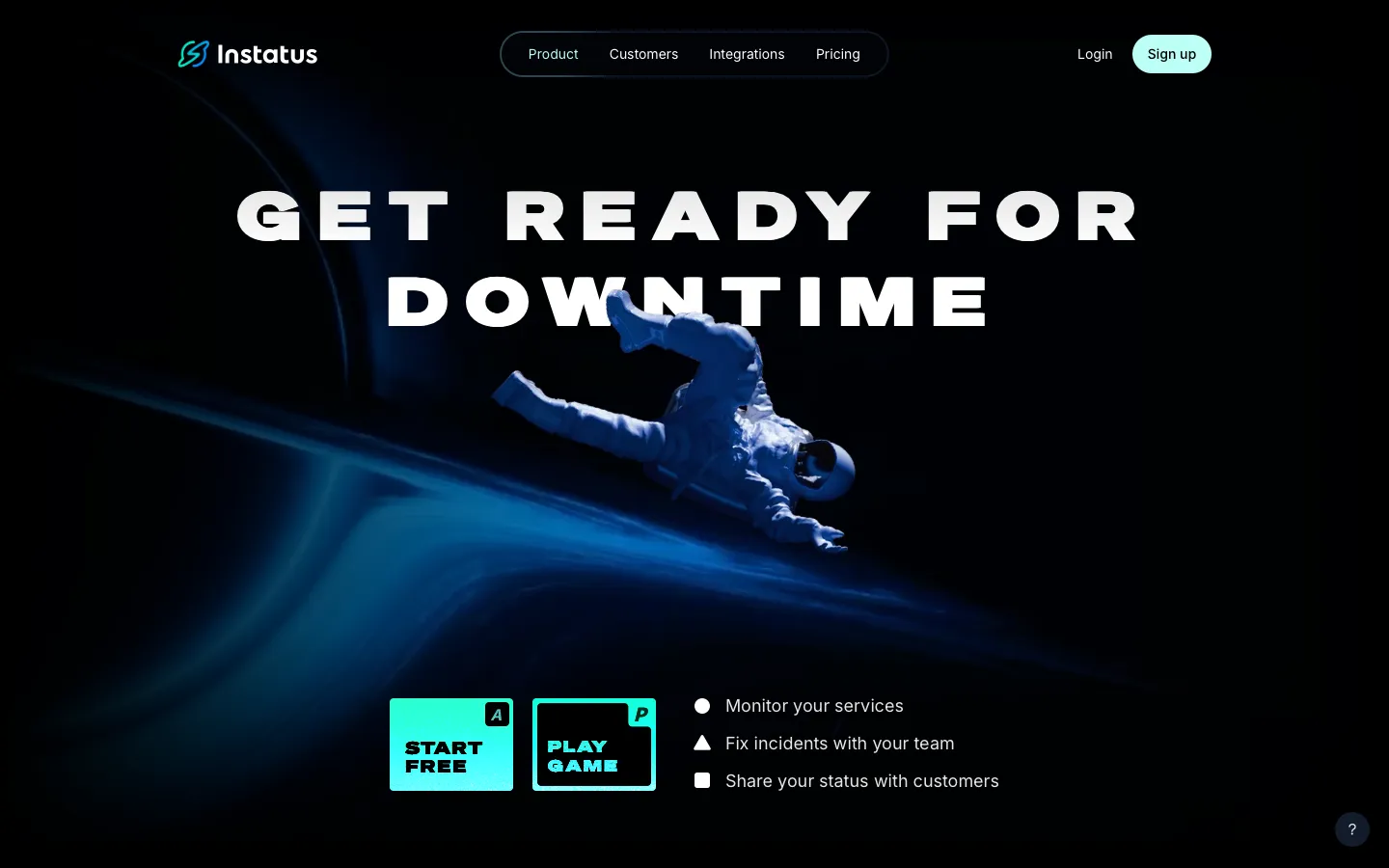 instatus.com - Landing Screenshot Preview