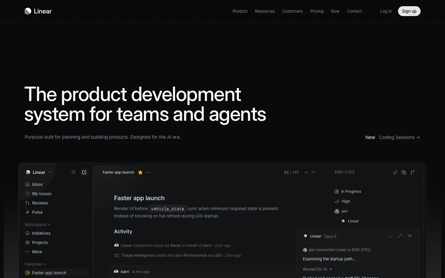 linear.app - Landing Screenshot Preview