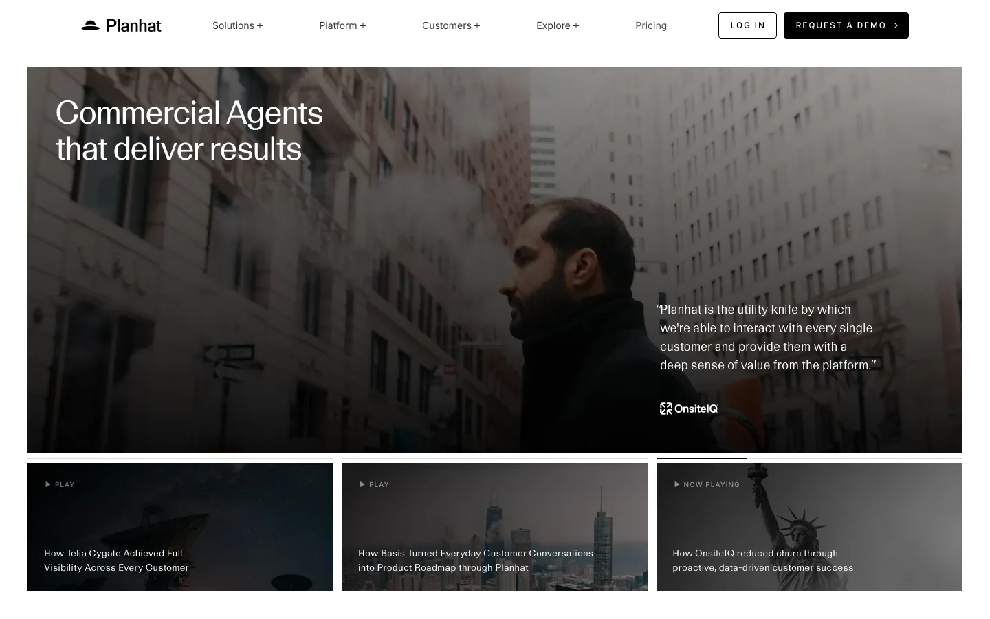planhat.com - Customers Screenshot Preview