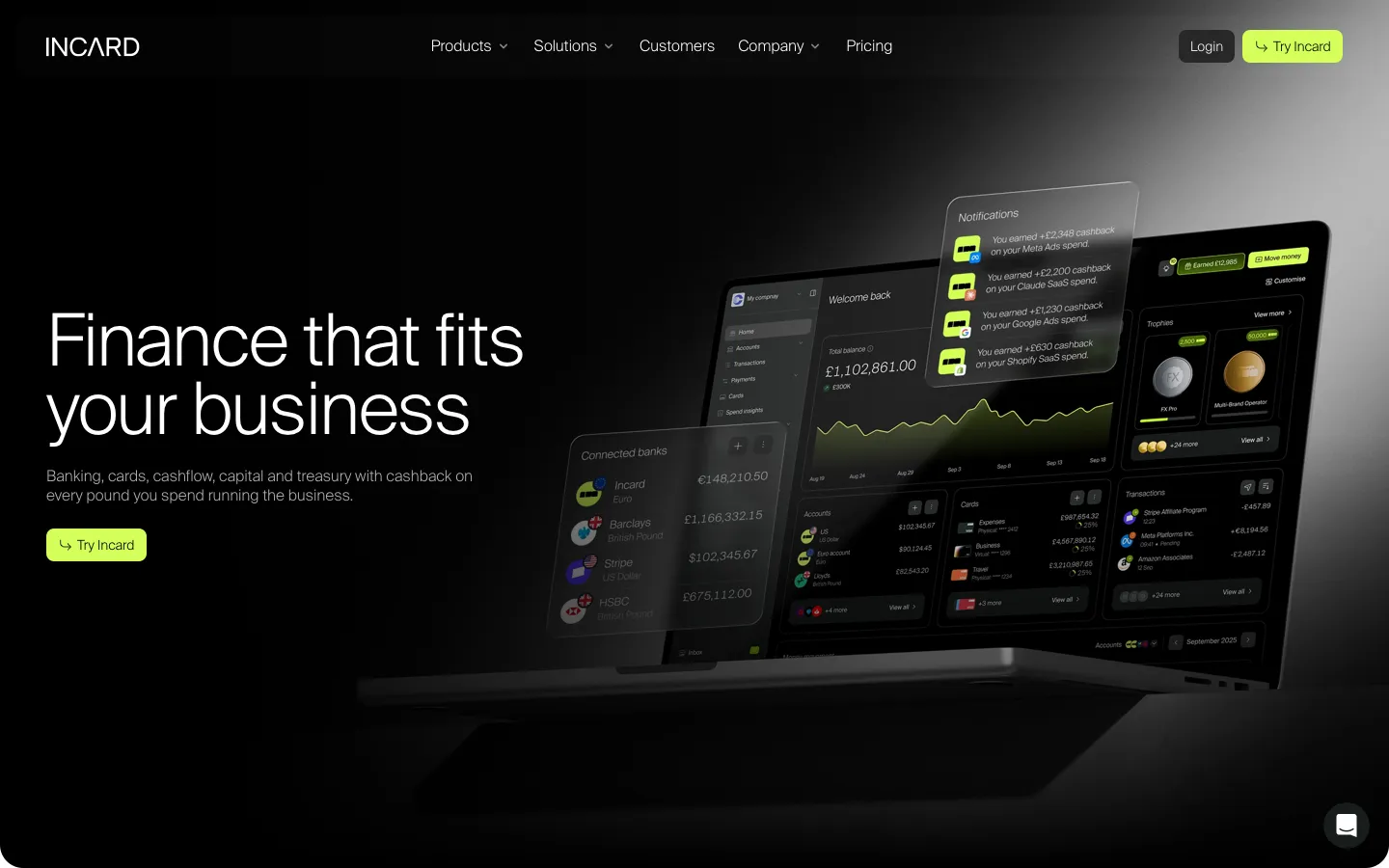 incard.co - Landing Screenshot Preview