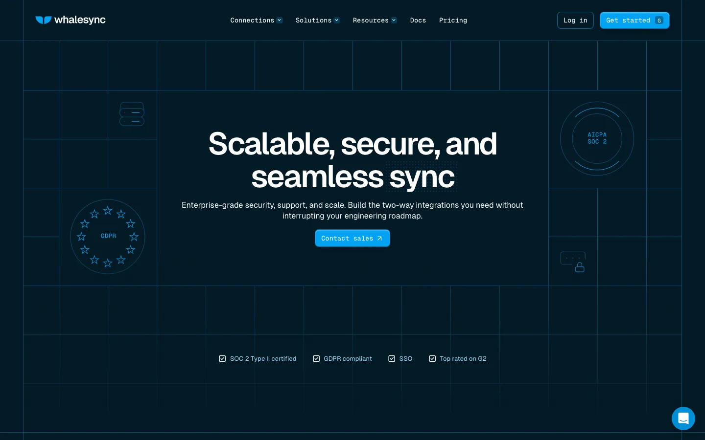 whalesync.com - Enterprise Screenshot Preview