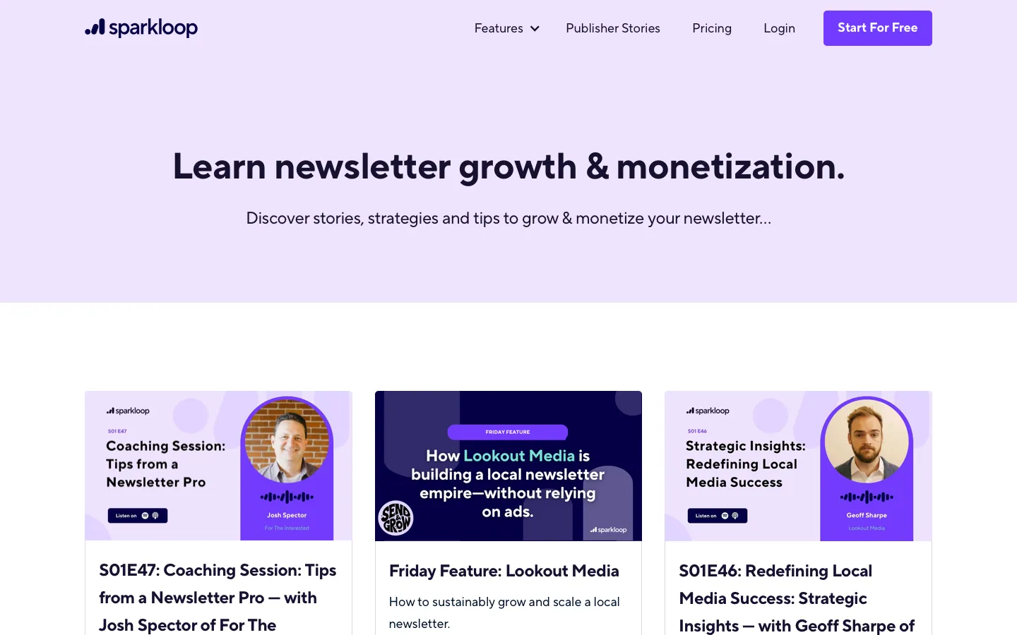 sparkloop.app - Blog Screenshot Preview