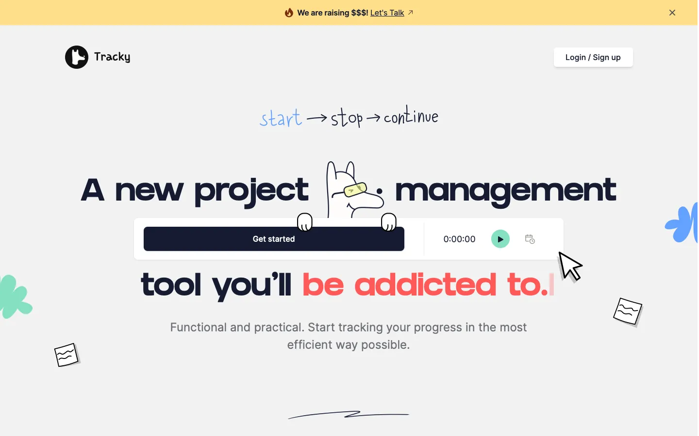 tracky.so - Landing Screenshot Preview