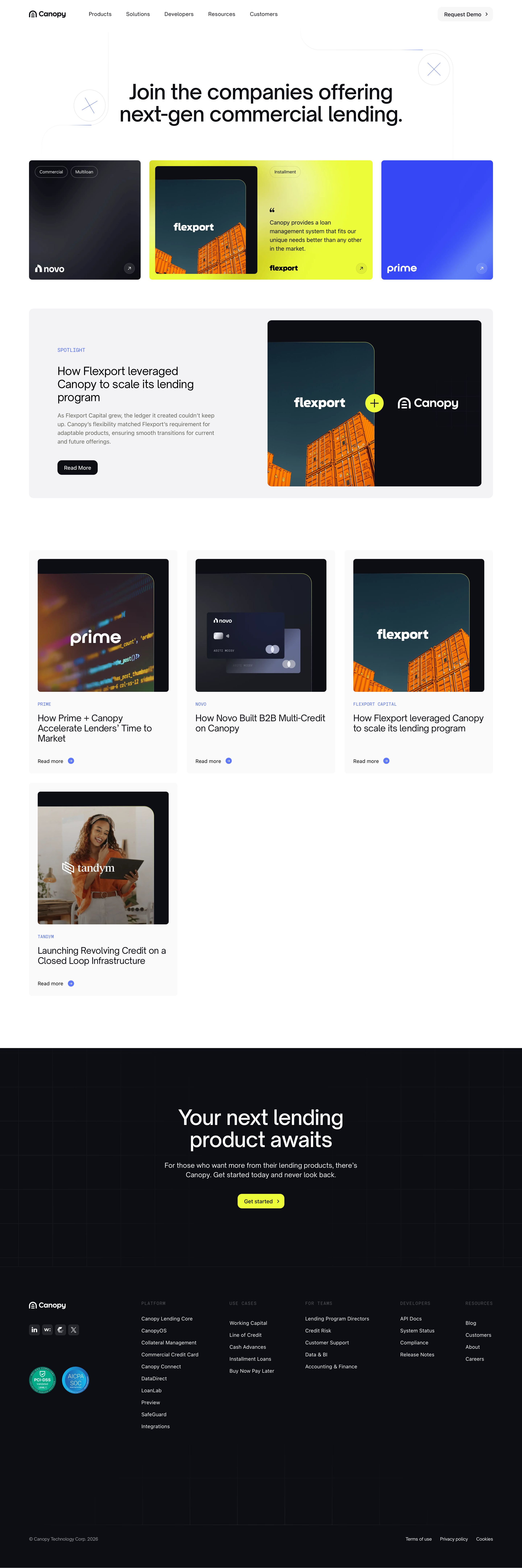 canopyservicing.com - Canopy | Success stories & testimonials - Desktop Screenshot