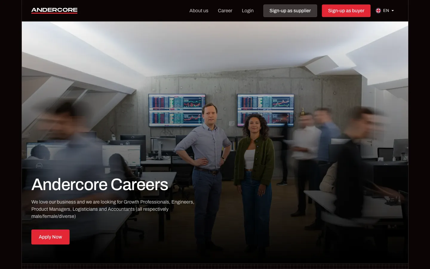 andercore.com - Careers Screenshot Preview