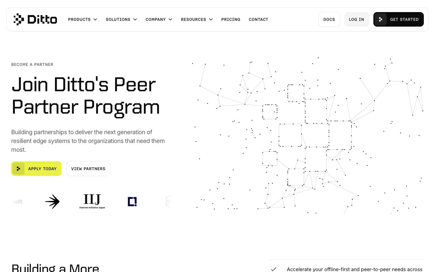 ditto.com - Partners Screenshot Preview