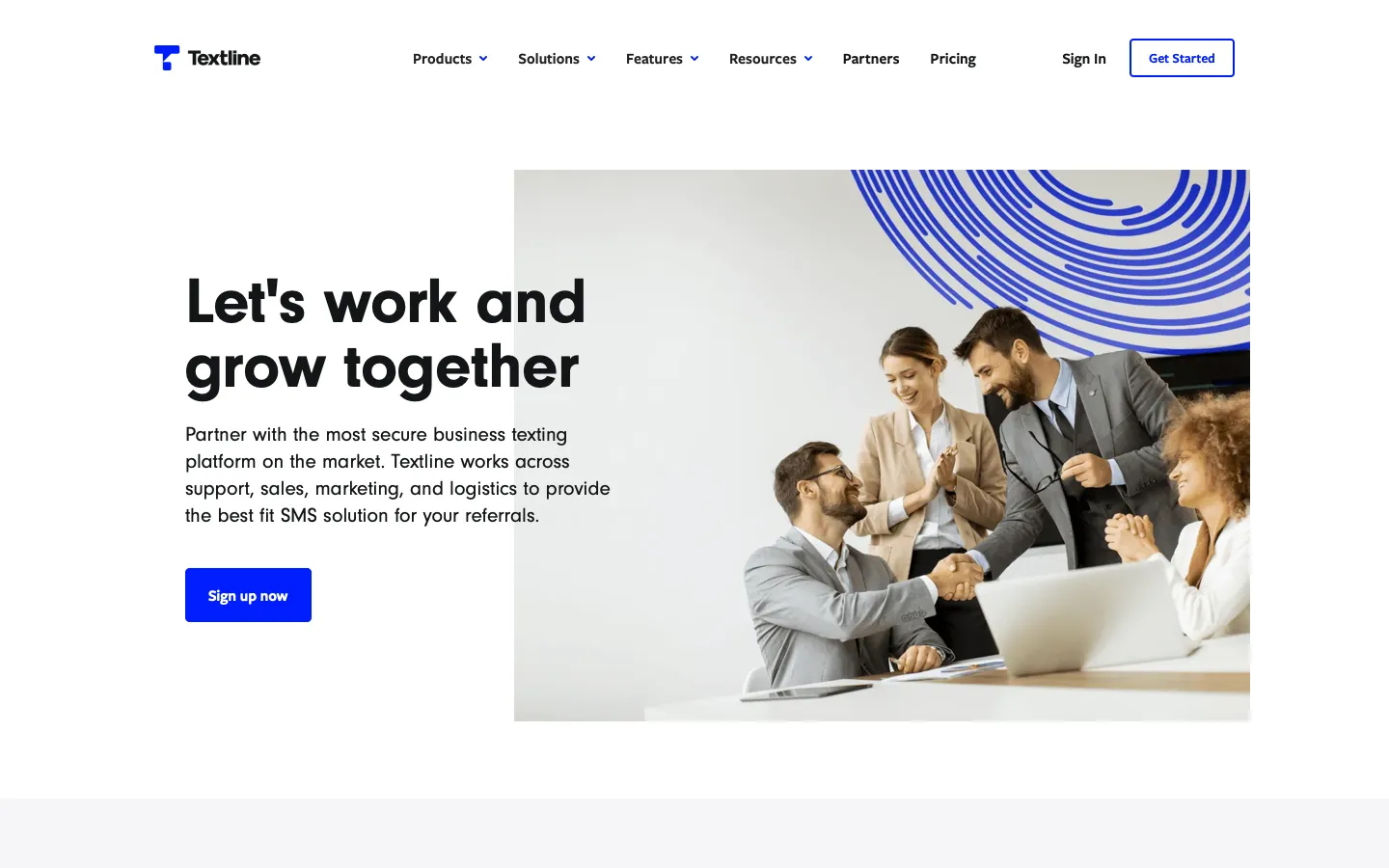 textline.com - Partners Screenshot Preview