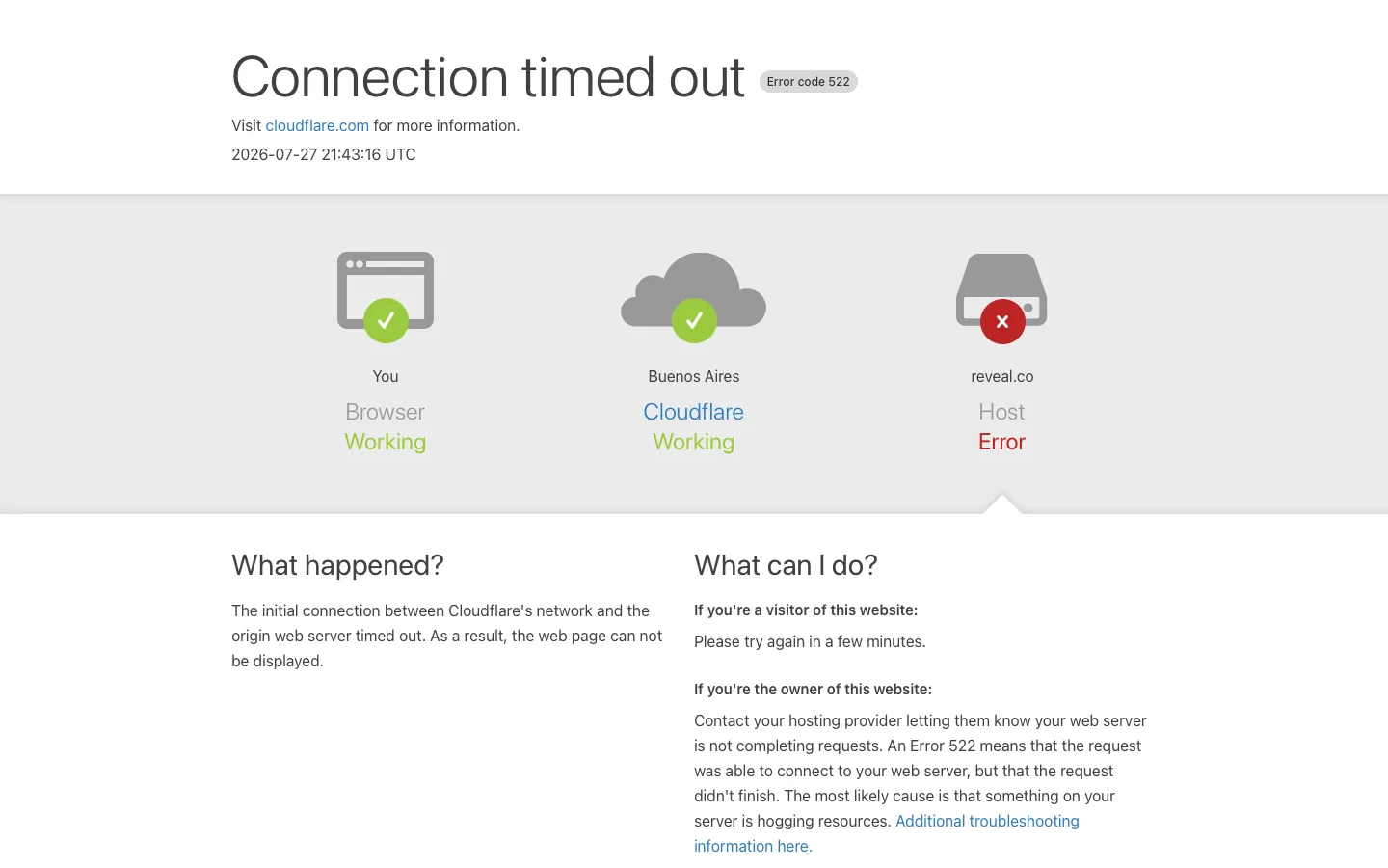 reveal.co - Landing Screenshot Preview