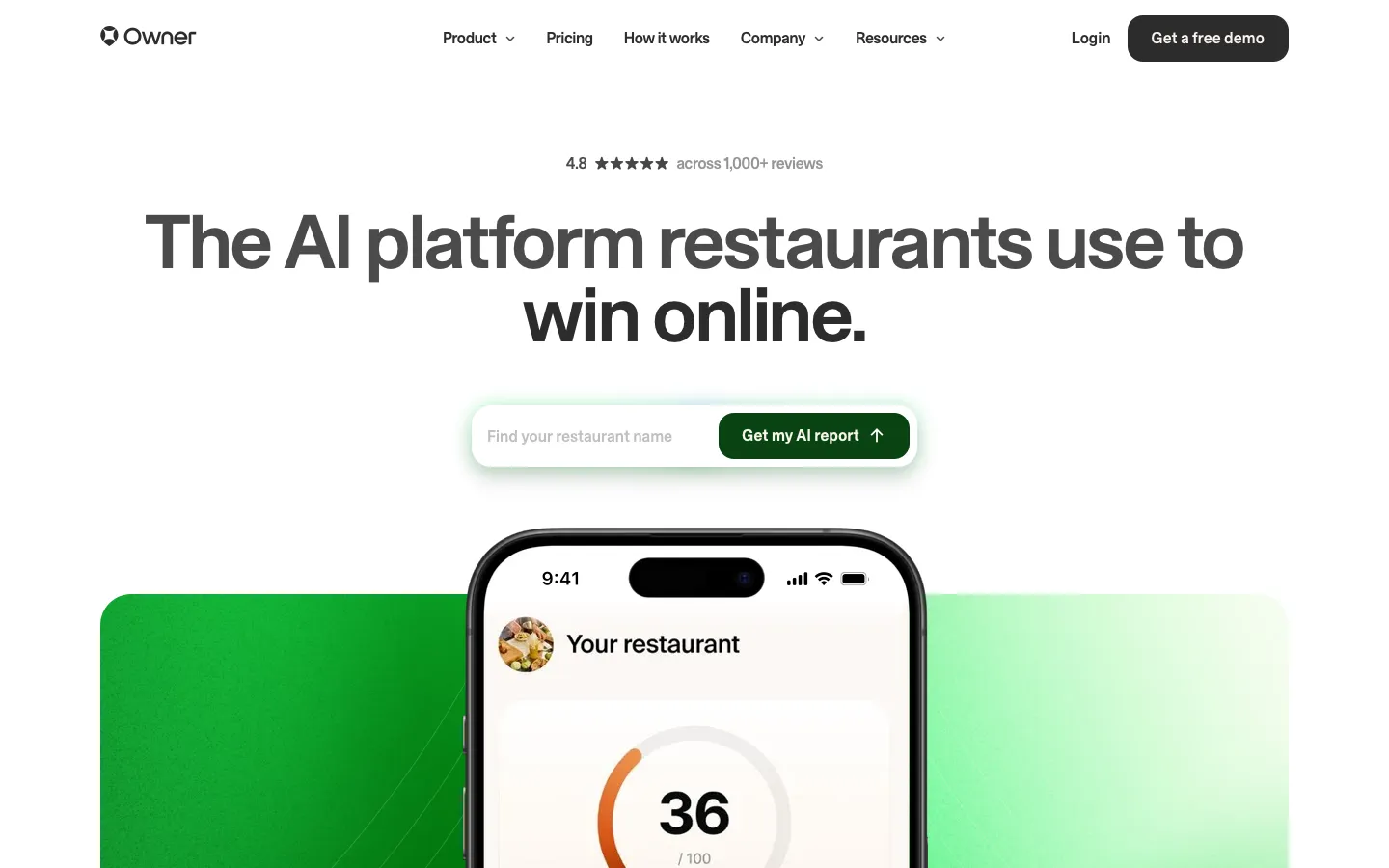 owner.com - Landing Screenshot Preview