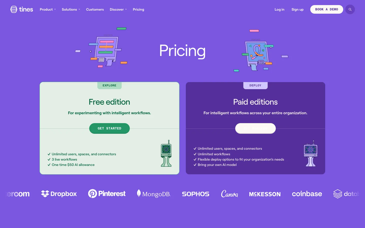 tines.com - Pricing Screenshot Preview