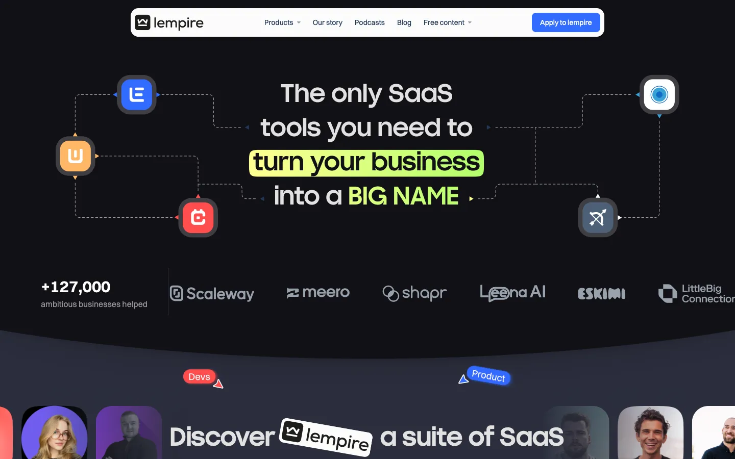 lempire.com - Landing Screenshot Preview