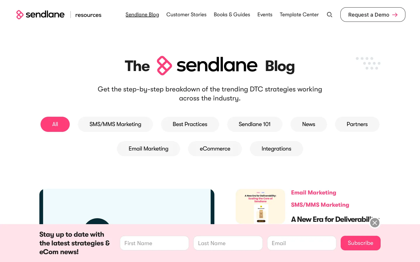 sendlane.com - Blog Screenshot Preview