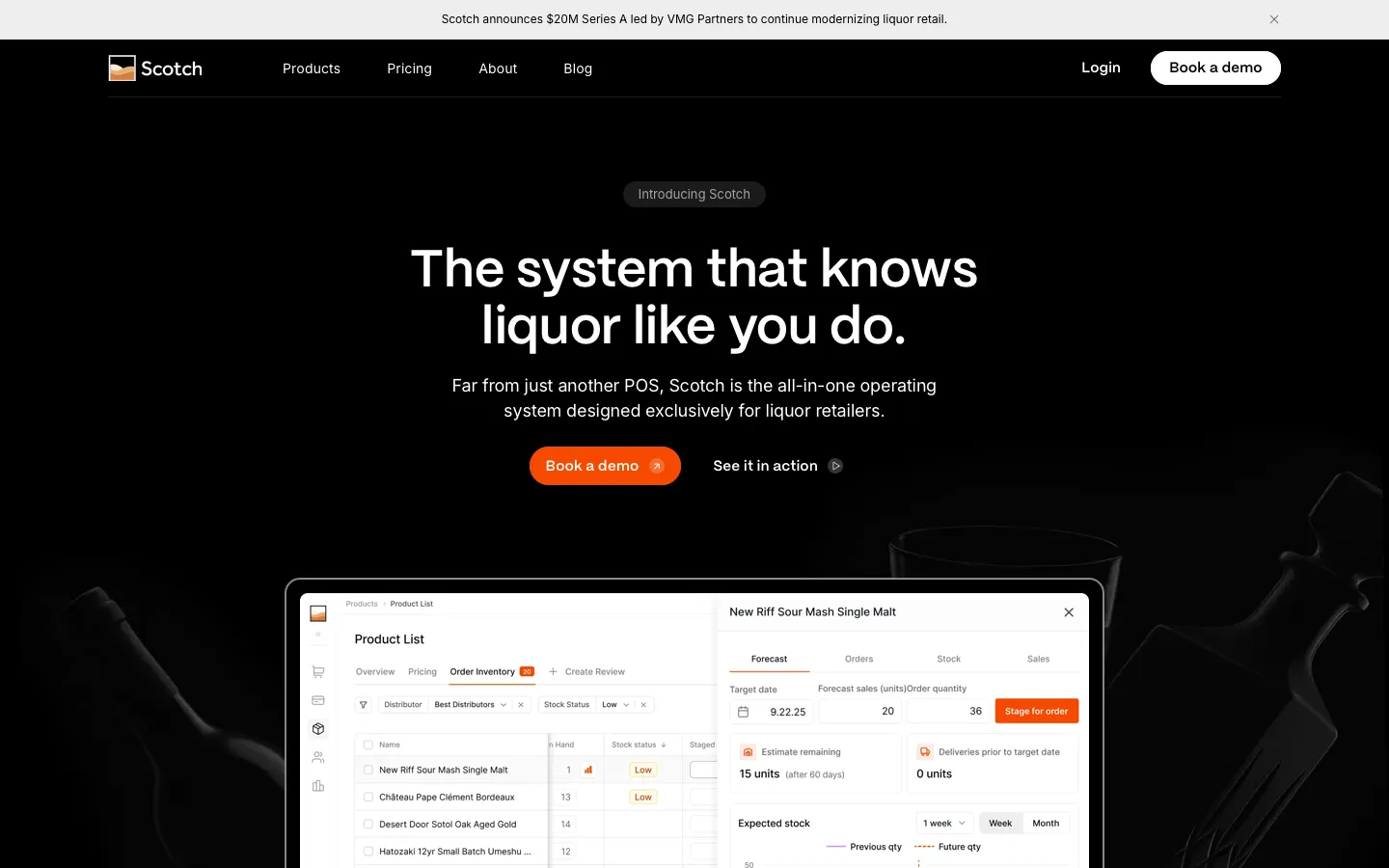 scotchpos.com - Landing Screenshot Preview
