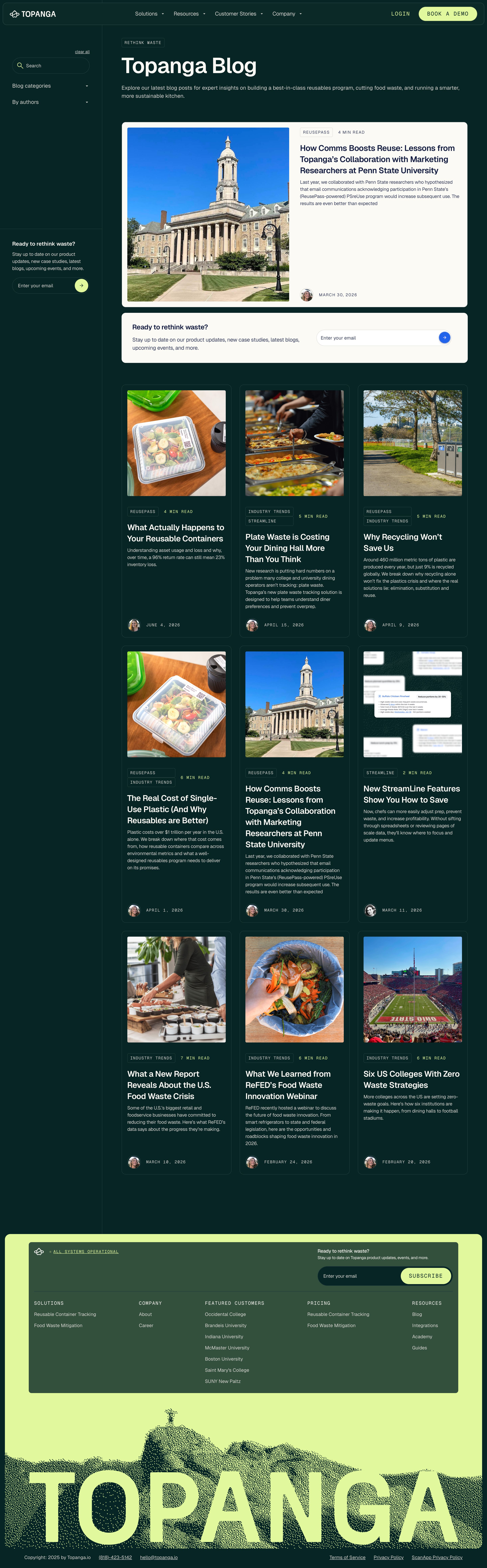 topanga.io - Topanga's Foodservice Solutions | Blog - Desktop - Tue Jul 28 2026 17:18:15 GMT+0000 (Coordinated Universal Time) Screenshot